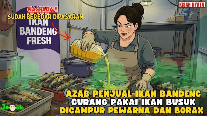 AZAB PENJUAL IKAN BANDENG CURANG PAKAI IKAN BUSUK DICAMPUR PEWARNA DAN BORAX