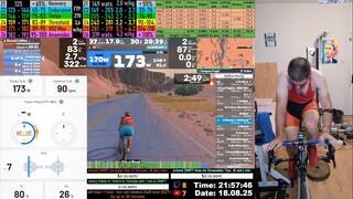Zwift Cycling Workout 18.08.2025