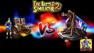 Epic Battle Simulator 2 | 120 ORGAN GUNS VS 60 TREBUCHETS!