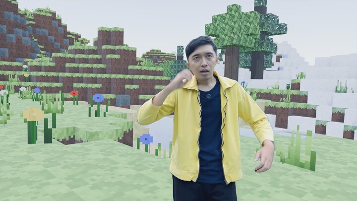 Nyasar di Minecraft. Apa ini Roblox?