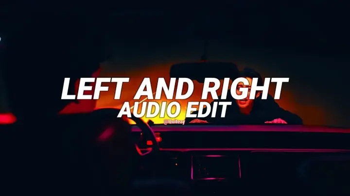 left and right - charlie puth feat. jung kook [edit audio]