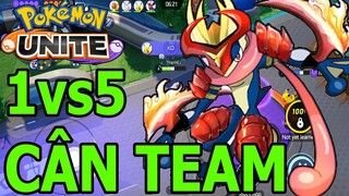 Liên Quân Pokemon - Gặp Team Ngu Tui Phải Bật MODE Gánh Team Greninja 15 Mạng Pokemon Unite Top Game