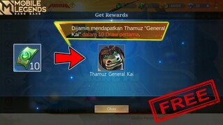 CARA MENDAPATKAN SKIN KUNGFU PANDA GRATIS! - DIJAMIN DAPAT SKIN THAMUZ GENERAL KAI DALAM 10X DRAW!!