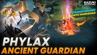THE LEADER OF HERO SQUAD PHYLAX IS THE MOST BEAUTIFUL TANK IN MOBILE LEGENDS | GAMEPLAY |-