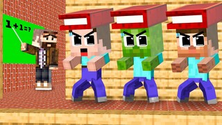 Monster school : Friendship Challenge and Baby Zombie - Sad Story - Minecraft Animation