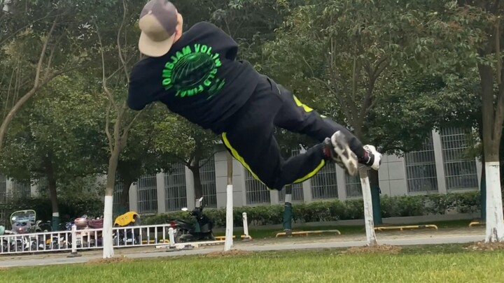 Nhảy đường phố nhào lộn bùng nổ, chiêu cuối bùng nổ của Bboy Hạo Nhiên!