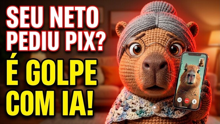 Seu neto te mandou vídeo pedindo PIX? É GOLPE com IA!