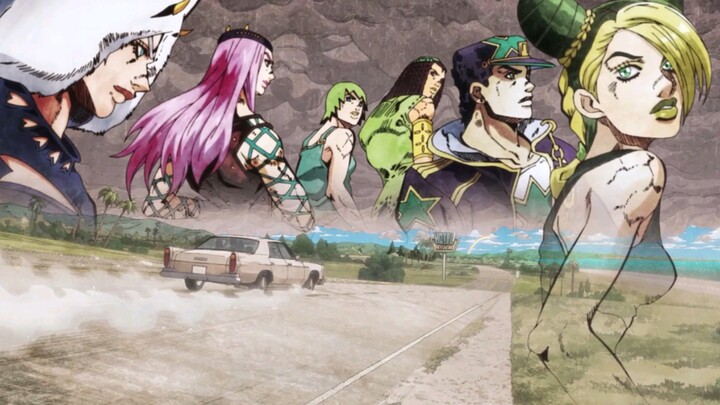 Kematian karakter JOJO (versi tidak lengkap)