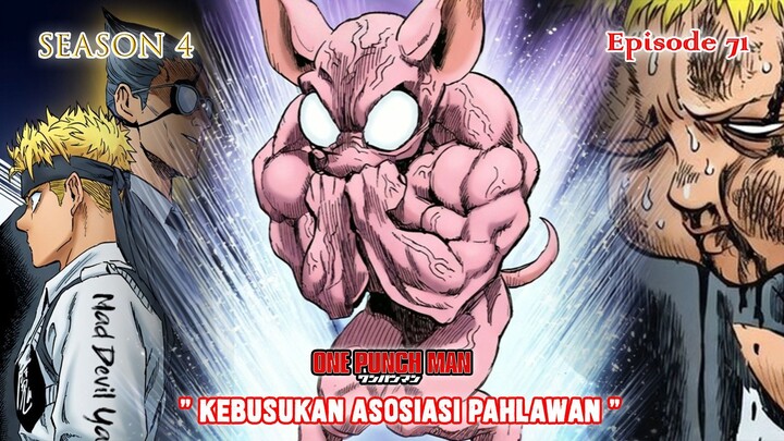 One Punch Man (Season 4) - Episode 71 [Bahasa Indonesia] - " Kebusukan Asosiasi Pahlawan "