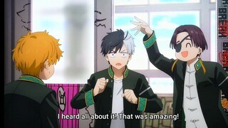 [ Funny Momment ] Hakura Sukura × Hayato Suo | Wind Breaker Episode 2