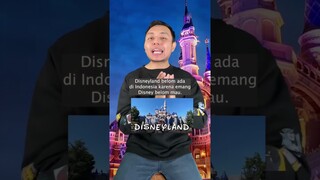 Kenapa Disneyland gak ada di INDONESIA?! Universal Studios juga gitu? #shorts