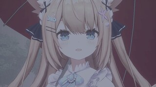 下雨天来接你下班的猫娘女友