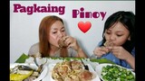 FILIPINO FOOD/PINATISANG PATA,PAKSIW NA TILAPIA,GINISANG MUSTASA AT TUYO