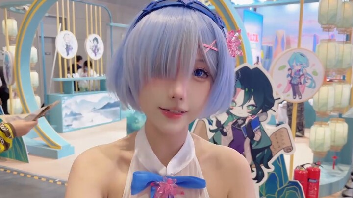 [Rem cosplay] Challenged by 100 people for stamp collecting in cp31!