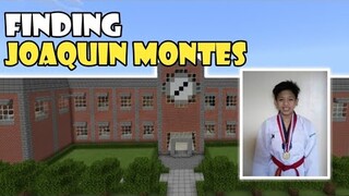 Finding Joaquin Montes in Minecraft School | Finding Series Ep 1