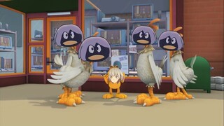 Planet invaded, everyone turned into chickens (doubtful)