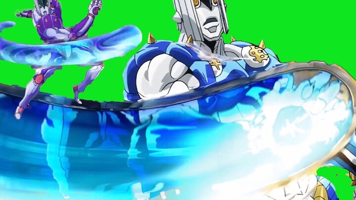 【jojo green screen material】Bombing space multiple classic GB materials (collection is more than lik