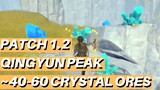 5mins Mining Route ~40-60 Crystals - Patch 1.2 Genshin Impact