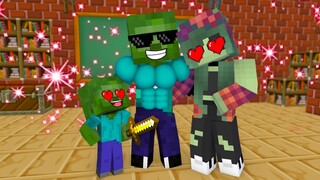 Monster School : Poor Baby Zombie Life And Happy Ending - Minecraft Animation