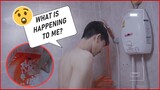 แกล้งแฟนเอาสีแดงใส่ฝักบัว ให้แฟนอาบน้ำ(เดือดหนักมาก!!) Bloody Shower PRANK | Pondday and Nonny