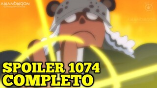 One Piece SPOILER 1074: COMPLETO, Un Muy Buen Capitulo!!