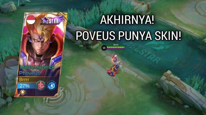 MENCOBA SKIN PERTAMA POVEUS!!? KEREN BANGET GUYS 🔥🔥
