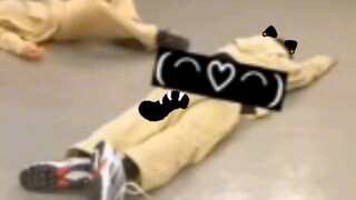 【Park Jong-seong Jay】Gerakan mundur mulus setelah menabrak, tergeletak seperti kue kucing