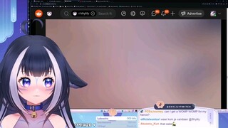 [dengan malu-malu] Mengenai kucing paus kecil yang melihat karya seni penggemarnya sendiri atau 3nut