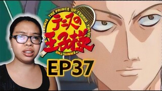 PRINCE OF TENNIS EPISODE 37 REACTION VIDEO  | TENNIS BALL WITH RYOMA'S FACE