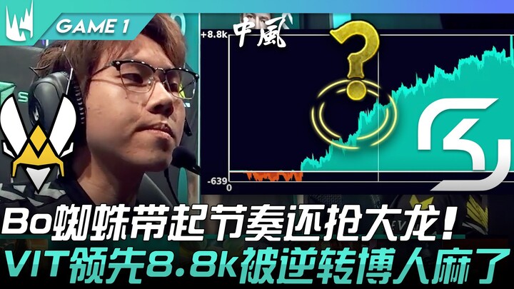 VIT vs SK Bo's Spider sets the pace and steals the Dragon! VIT, leading by 8.8k, gets reversed—Bwipo