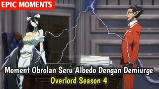 Demiurge's Conversation With Albedo ~ Overlord Season 4 Episode 5