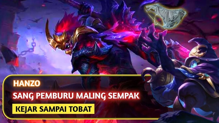 Hanzo Pemburu Maling Sempak Sok Keras, Emot Emot Berujung Bencana.