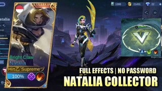 SCRIPT SKIN NATALIA COLLECTOR WARRIORESS PARAGON - MOBILE LEGENDS