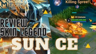 NAIK PERAHU COY! SUN CE LEGEND SKIN HONOR OF KINGS GAMEPLAY