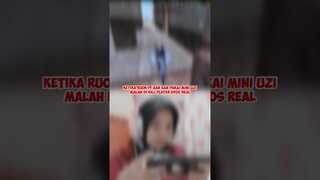 KETIKA RUOK FF BAR BAR PAKAI MINI UZI MALAH DI KILL PLAYER EVOS REAL