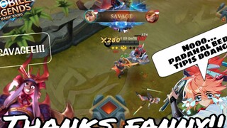 akhirnya bisa SAVAGEE ❗❗ - mobile legends bang bang