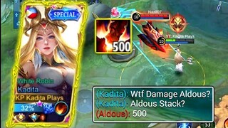 KADITA VS TOP GLOBAL ALDOUS 500 STACK!! 🔥 | MLBB