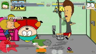 AN Mugen Request #2041: Kyle Broflovski & Butt-head VS Eric Cartman & Beavis