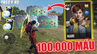 Test Kỹ Năng Hủy Diệt Nhân Vật Mới "Nairi" Địch Đụt Tới Già Chưa Bễ Bom Keo | Free Fire