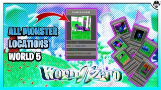 World 5 Monster Location | World Zero | ROBLOX