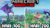 100 - 200 HARI Minecraft HARDCORE Di Dunia Terbesar !!