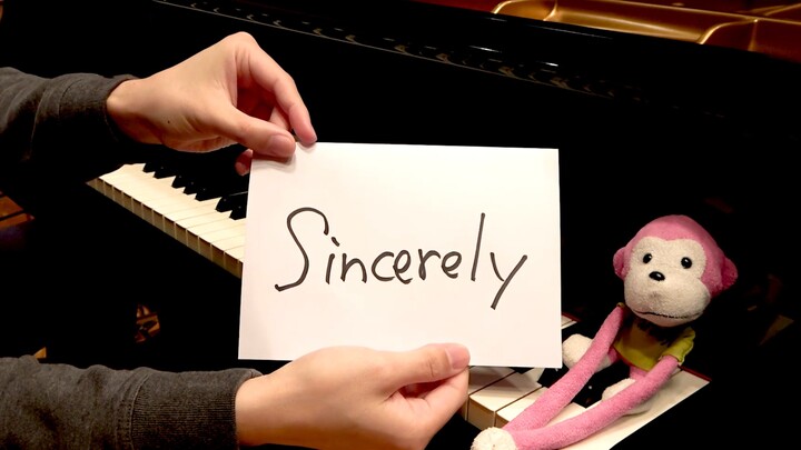 【Tentacle Monkey】「Sincerely」を弾いてみた【ヴァイオレット・エヴァーガーデンOP】