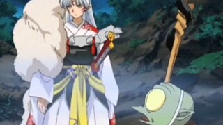 #Sesshomaru#anime, there are two silly people in front of Seshomaru