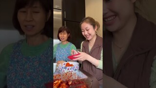 Raw Marinated Crab Rice Bowl 🦀🍚 #koreanfood #mukbang