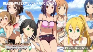 Sword Art Online Integral Factor: Beach Watermelon Panic Event Ending