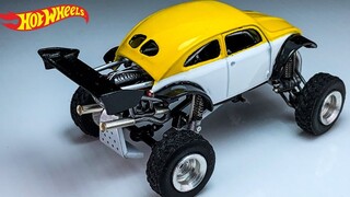 JDP Hot Wheels - Full suspension with steering off-road Beetle - Jakarta Diecast Project