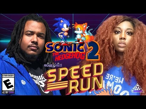 Will Pharaoh vs Roxxy Haze in Sonic the Hedgehog 2 | Arcade House: Speed Run | All Def Gaming