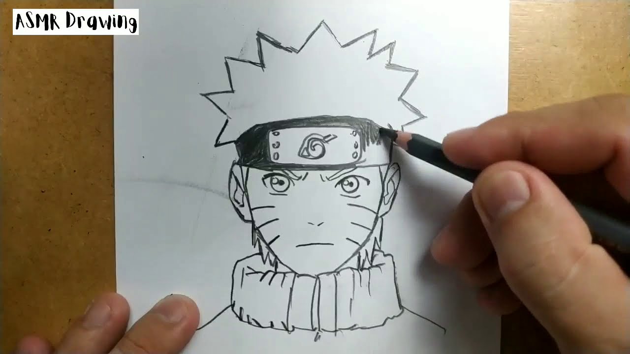 Asmr Drawing Naruto Very Easy How To Draw Naruto Manga From Japan Bilibili