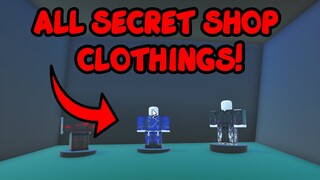 ALL THE SECRET Shop and Clothings!! | OPM Saitamania Roblox
