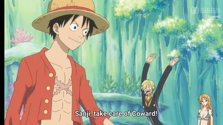 when luffy trust a woman in sanji haahah🤣🤣